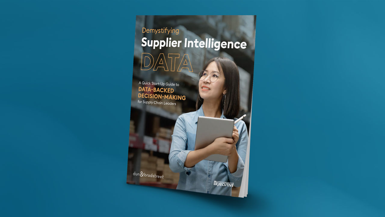 Mockup of Demystifying Supplier Intelligence Data eBook